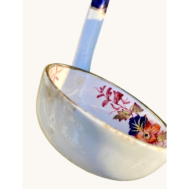 Late 19th Century Late Meyer Sauce Tureen on Dish With Serving Spoon/ Ladle. For Sale - Image 12 of 15