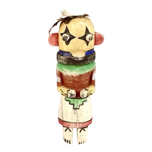 Painted Wood Kachina Style Figure (#2)