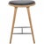 Mater Bar Stool in Oak and Black Leather, 2020 For Sale - Image 12 of 12