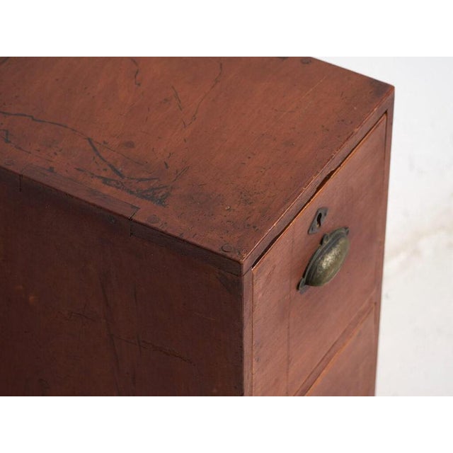 Small antique Japanese file cabinet – Showa Period (c.1950-1979)Dimensions: Length: 25 cm Depth: 30 cm Height: 62 cmStyle:...