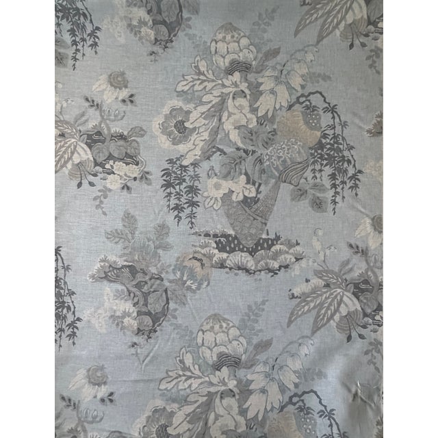 French Anna French Af9642 Fairbanks Spa Blue Fabric 3 3/8 Yards For Sale - Image 3 of 7