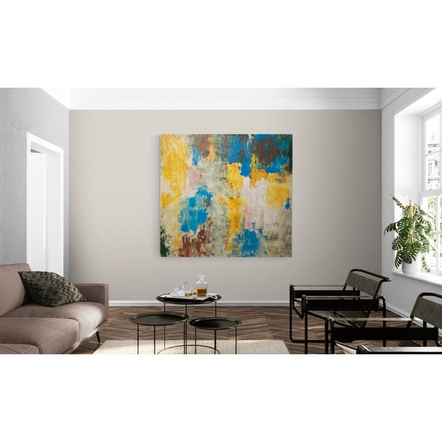 Abstract Cascade, Original Abstract Painting For Sale - Image 3 of 3