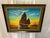 Let the colors of this vintage oil painting envelope you as the scene of a Chinese sailing ship at sea comes to life...