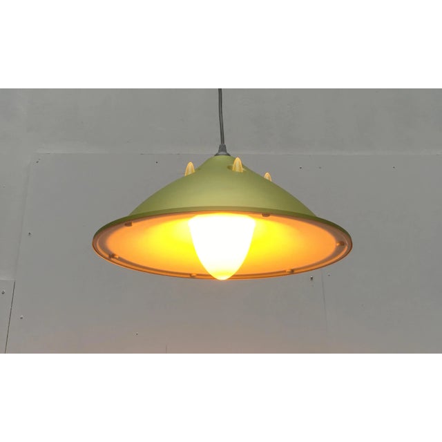 Green Postmodern Light Lite Ceiling Lamp by Philippe Starck for Flos, 1990s For Sale - Image 8 of 18