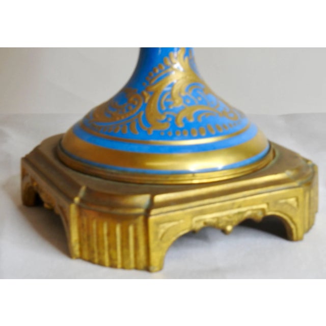 19th Century Sevre Urns Painted by e.f. Roger For Sale In Nashville - Image 6 of 9