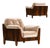 Pair of Brazilian Modern Armchairs in Rosewood & Velvet, Jd Móveis, 1960s For Sale
