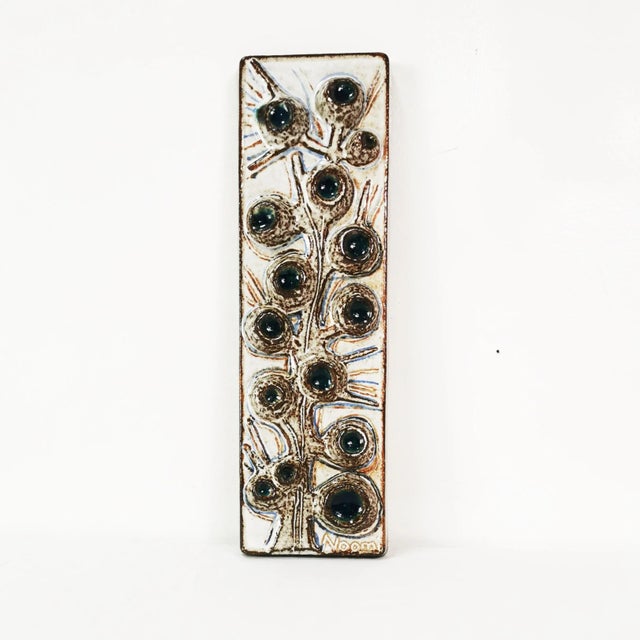 Ceramic Wall Relief by Noomi Backhausen, Denmark, 1970s For Sale - Image 9 of 9