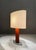 Taller Uno Serena Table Lamp with Leather-Clad Shaft, 1990s For Sale - Image 6 of 11