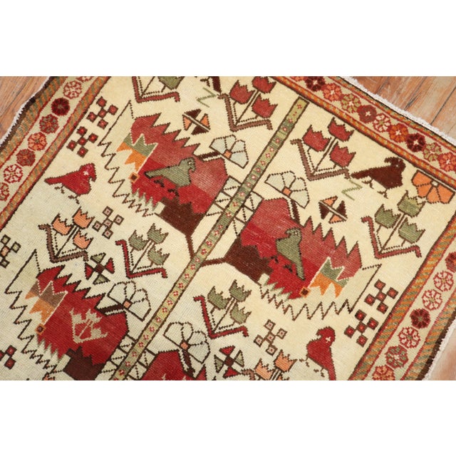 Mid 20th Century Vintage Zabihi Collection Persian Pictorial Rug - 3' x 4'1" For Sale - Image 5 of 10