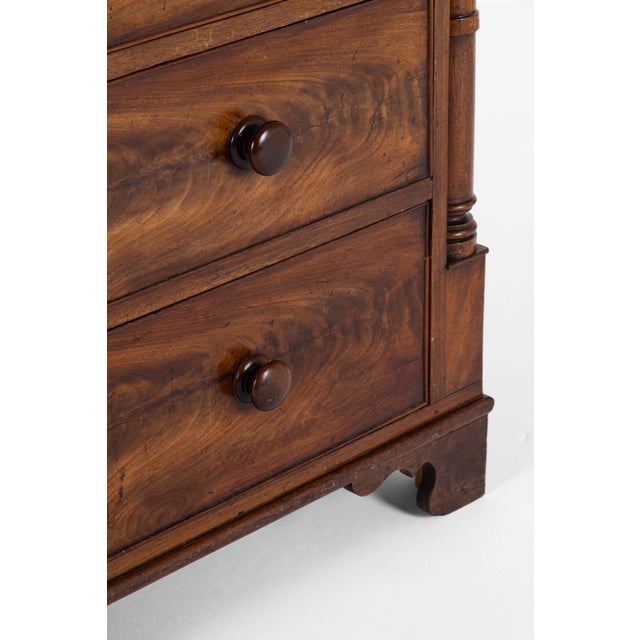 Victorian Flamed Mahogany Chest of Drawers For Sale - Image 10 of 13