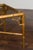 Pair of French Midcentury Gilt Faux Bamboo Drinks Tables with Glass Tops For Sale - Image 11 of 12