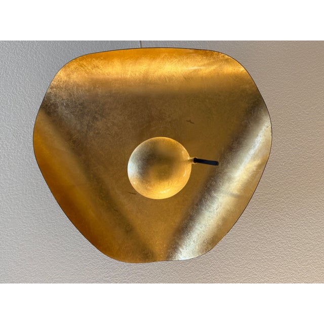 Metal Catellani & Smith Lederam Manta Pendant Light For Sale - Image 7 of 12