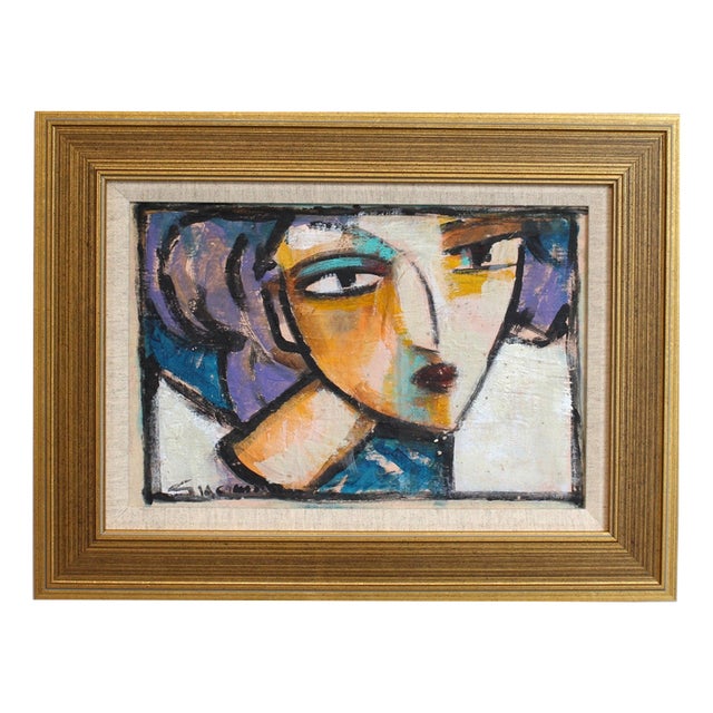Hidden Portraits XXVII, 1980s-1990s, Acrylic on Canvas For Sale