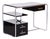 Bauhaus Black Writing Desk, Germany, 1930s For Sale