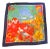 Celine 1990s Vintage Tropical Motif Silk Scarf for Women, Italy Made For Sale