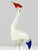 Mid-Century Modern Murano Art Glass Crane Bird Figurine from Made Murano Glass, 1970s For Sale - Image 4 of 14