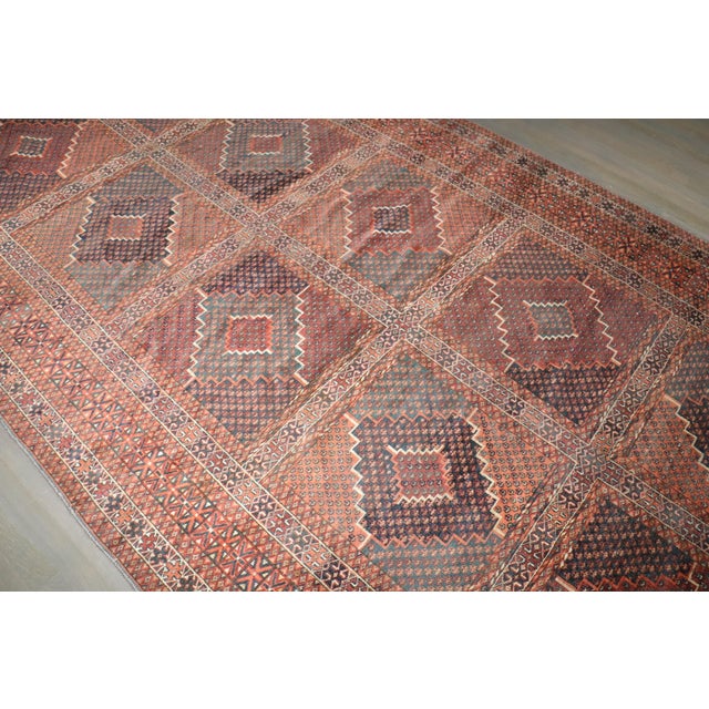 A late 19th century rare size Ersari Tribal corridor size Rug Details rug no. j4349 size 6' 2" x 21' 3" (188 x 648 cm)