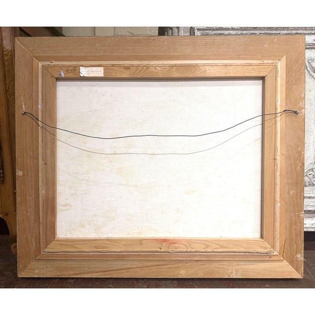 20th Century French Riviera Oil Painting “Déjeuner À Cap Ferrat” by Duane Alt For Sale - Image 11 of 12