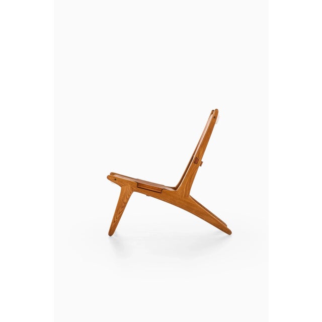 1950s Swedish Hunting Chair by Uno & Östen Kristiansson for Luxus, 1950s For Sale - Image 5 of 12
