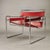 Wassilly Chair in Red Leather by Marcel Breuer for Gavina, 1960s For Sale - Image 11 of 11