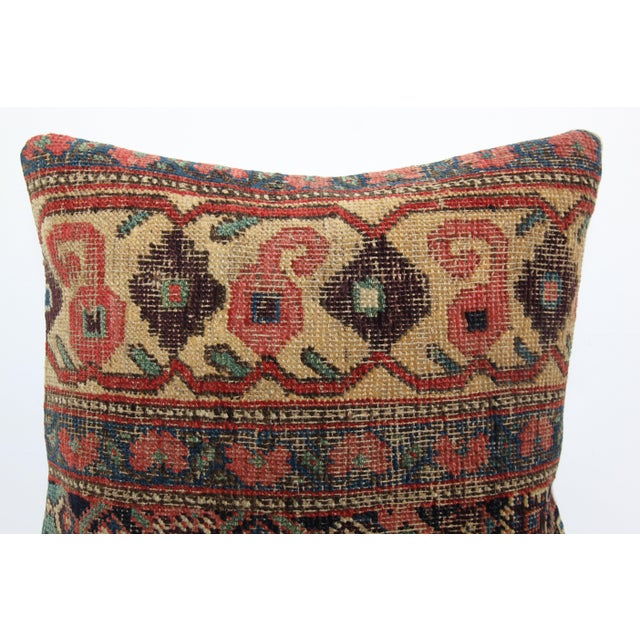 Antique Handwoven Throw Pillow Cushion Pillow Cover -20'' X 20'' For Sale - Image 10 of 10
