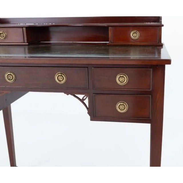 Georgian Revival Bonheur du Jour Desk in Mahogany, 1920s For Sale - Image 3 of 7
