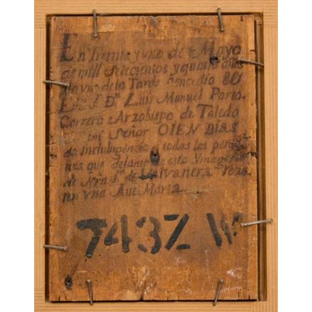 Spanish Artist, Our Lady of Valvanera, Oil on Copper, 17th Century For Sale - Image 5 of 11