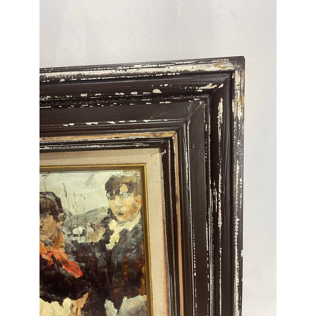 Two Maids in Amsterdam — After Isaac Israëls, C. 1894 — Hand-Textured Fine Art Print For Sale - Image 9 of 12