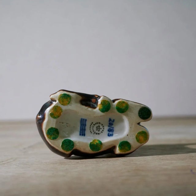 Deer figure of stoneware from Royal Copenhagen.