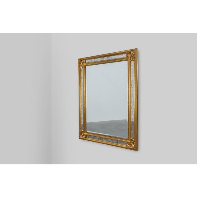 Mid-Century Modern 20th Century Baroque Gilt Mirror by Deknudt, Belgium, 1960s For Sale - Image 3 of 13
