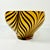 Murano Mid-Century Hollywood Regency Boho Chic Polish Hand Blown Glass Tiger Striped Encased Bowl, Murano Style For Sale - Image 4 of 12
