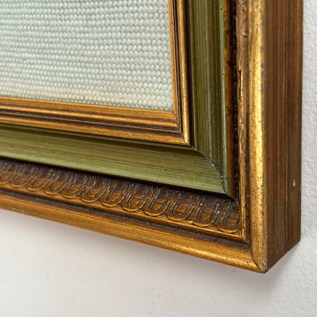 20th Century Floral Still Life Needlepoint -- Framed For Sale - Image 12 of 18