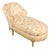 Vintage French Louis XV Style Down Seat Chaise Lounge For Sale
