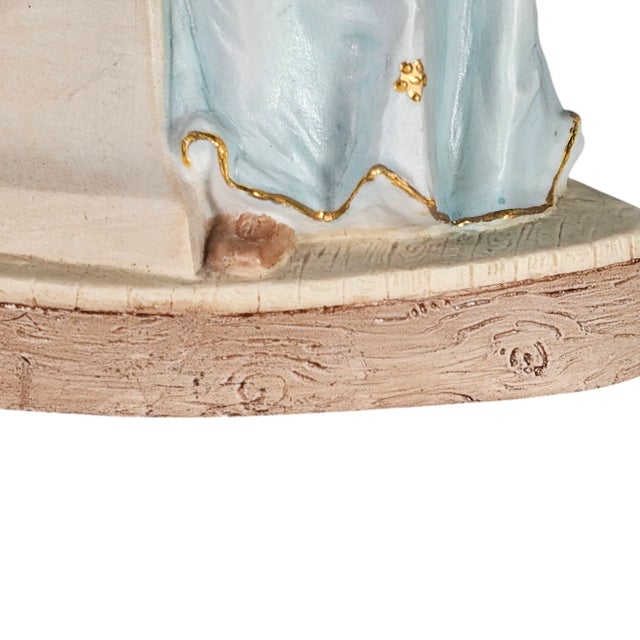 Ceramic Gebruder Heubach Young Lady at a Ship’s Steering Wheel Figurine For Sale - Image 7 of 10