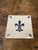 Vintage French Desvres Fleur-De-Lis Ceramic Tiles, 1960s, Set of 12 For Sale - Image 6 of 9