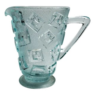 Cubist Carafe by Libochovice, 1930s For Sale