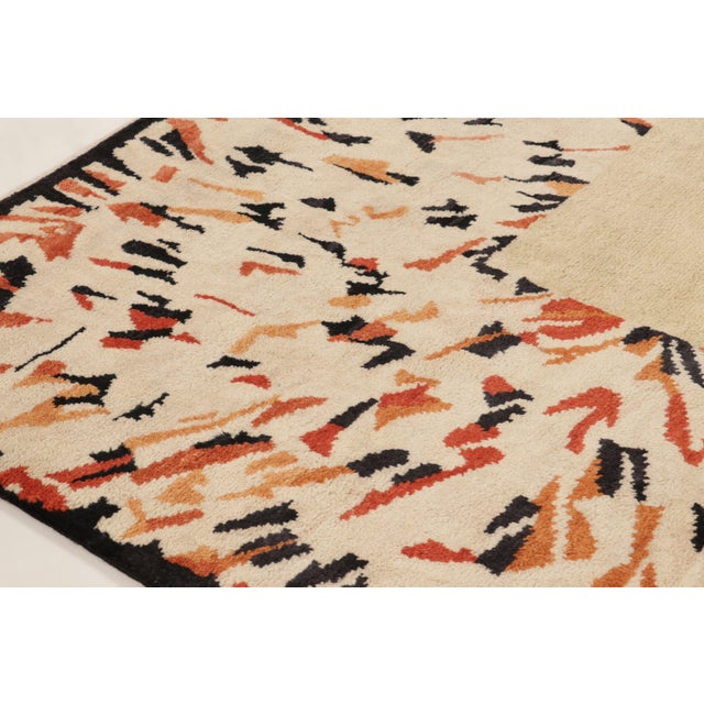 Rug & Kilim Contemporary Art Deco Style Square Wool Rug by Rug & Kilim, India For Sale - Image 4 of 10