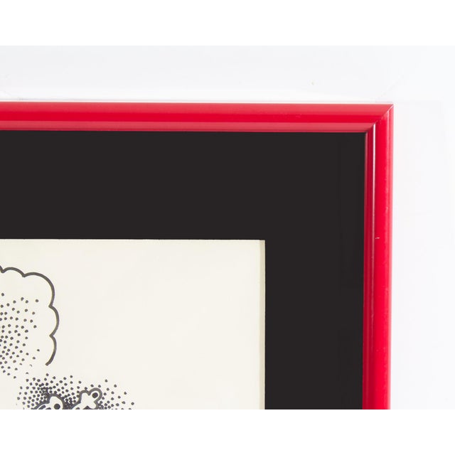 Abstract Ink Drawing by William Itter For Sale - Image 4 of 8