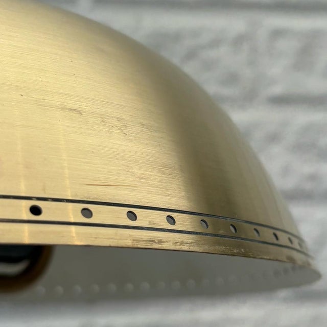 Wood Vintage Swedish Table Lamp in Brass and Walnut from Boréns, 1940s For Sale - Image 7 of 11