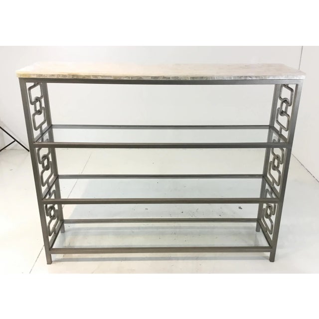 Cth Sherrill Co. Modern Gypsos Console Table For Sale In Atlanta - Image 6 of 6