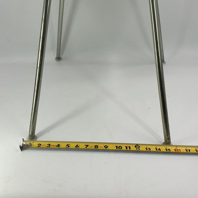 1970s Set of 2 Herman Miller Eames DSX Dining Chairs With H Base Purple For Sale - Image 10 of 11