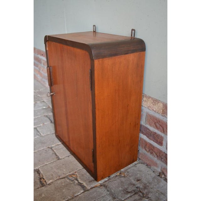 Antique Art Deco Medicine Cabinet in Mahogany For Sale - Image 4 of 7
