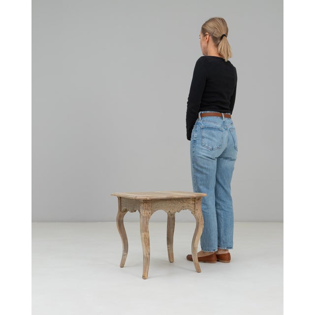 Mid 20th Century 20th Century French Louis XV Oak Coffee Table For Sale - Image 5 of 18