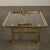 1980s Brass & Glass Coffee Table Glam Metal Chic Tray-Form For Sale - Image 11 of 11