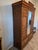 Late 19th Century 19th Century Victorian Burl Wood & Oak 3-Door Grand Wardrobe Armoire With Mirror For Sale - Image 5 of 12