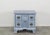 Vintage Chippendale Style Gray Nightstand For Sale - Image 9 of 9