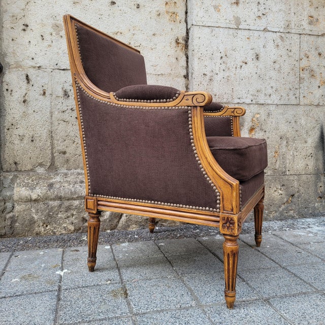 Louis XVI Armchairs, France, Set of 2 For Sale - Image 17 of 18