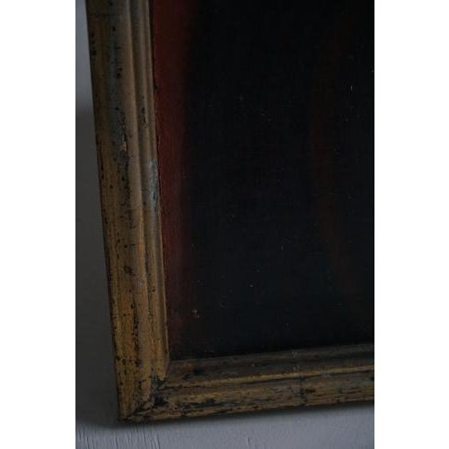 Danish Artist, Portrait, Early 20th Century, Oil on Canvas For Sale - Image 17 of 18