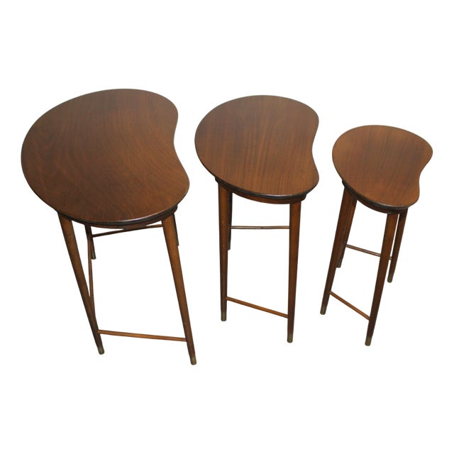 Danish Nesting Tables by Edmund Jørgensen, Set of 3 For Sale