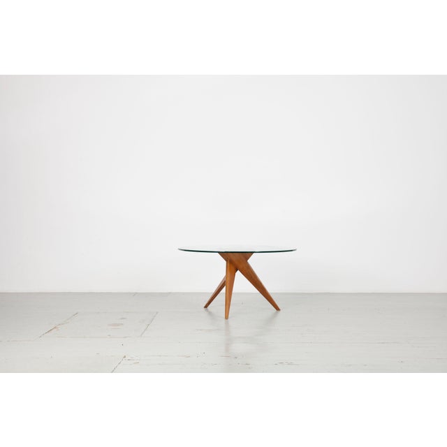 Vintage Side Table in Wood, 1940s For Sale - Image 6 of 18